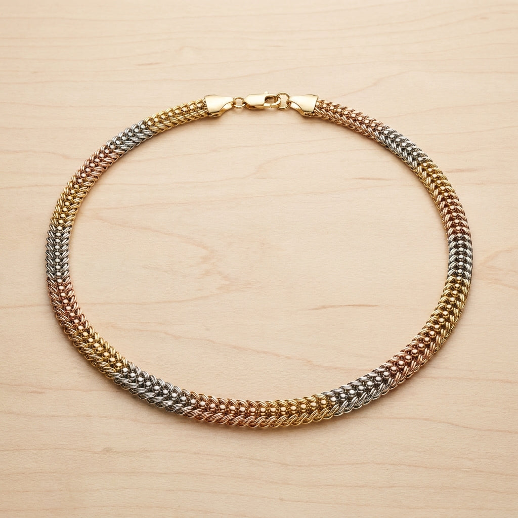 Aurora Mesh Collar Necklace