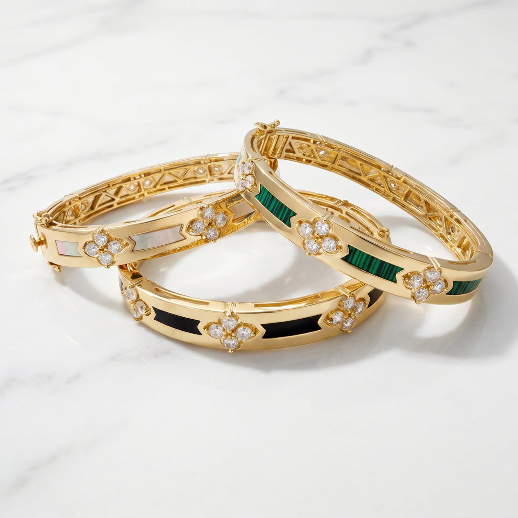 Heritage Clover Bangles