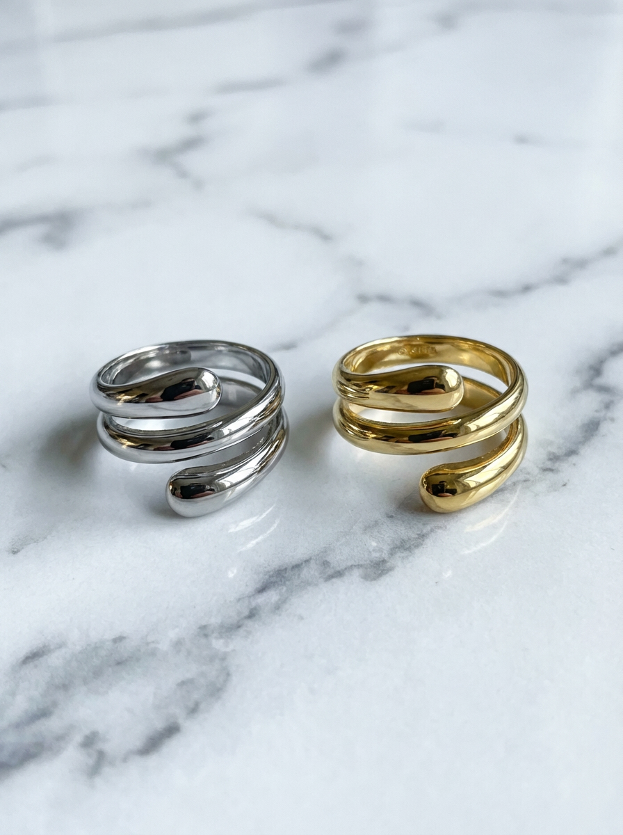 Triple Twist Ring
