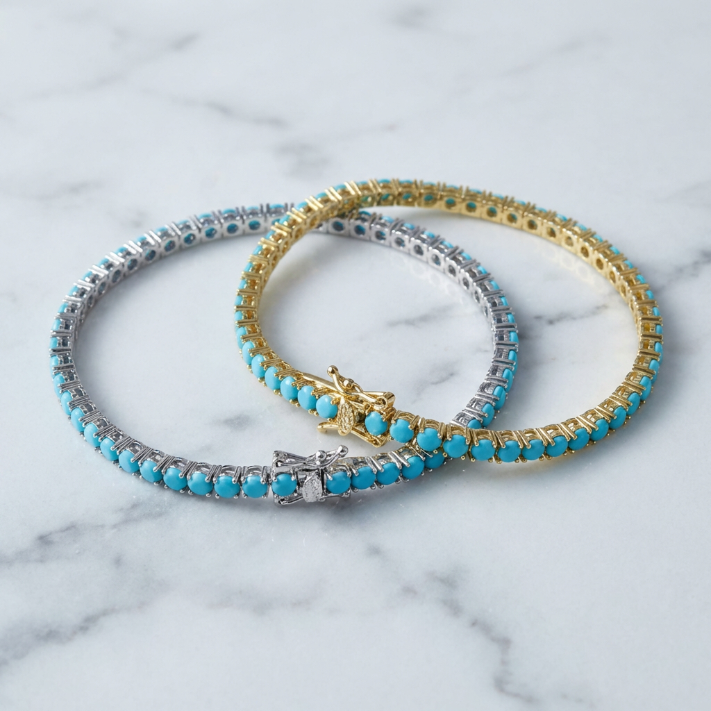 Turquoise Riviera Tennis Bracelet
