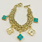 Multistrand Alhambra Bracelet