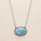 Azure Heirloom Pendant Necklace