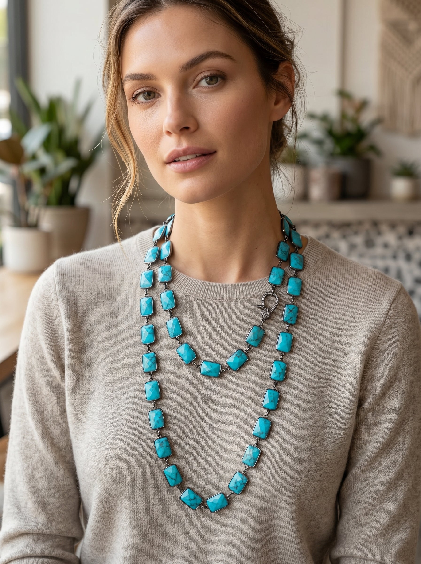 Sedona Turquoise Statement Necklace