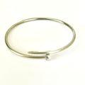 Twisted Nail Bracelet - Stainless or 18 K Gold Stainless Steel