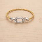 Two Toned Buckle Bracelet