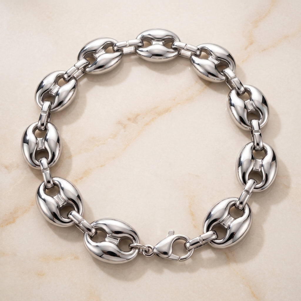 Puffed Up Mariner Link Bracelet