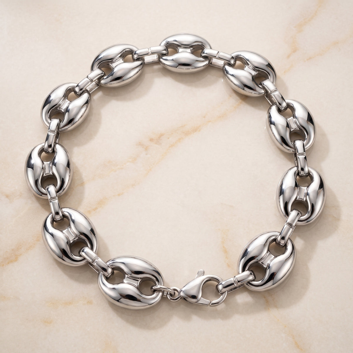 Puffed Up Mariner Link Bracelet