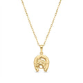 Year of the Horse Lucky Horseshoe Necklace