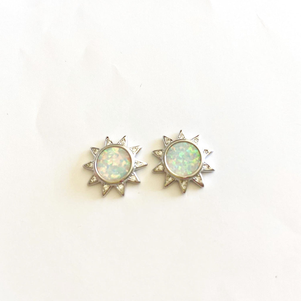 Opal Sun Earrings