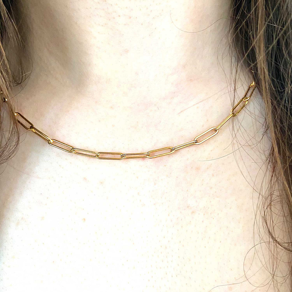 Paperclip Chain Necklaces