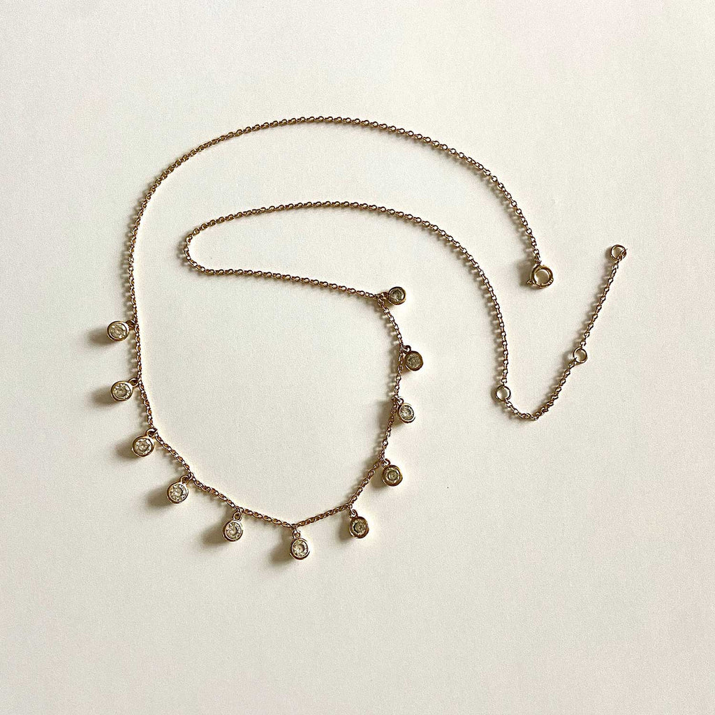 Quartz Droplet Necklace
