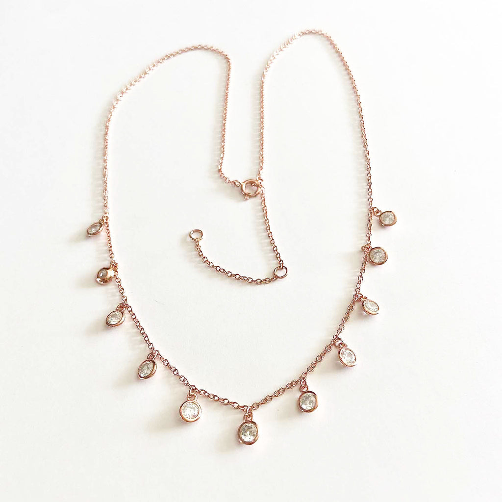 Quartz Droplet Necklace