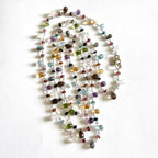 Multi-Gemstone Sterling Silver Opera Necklace |