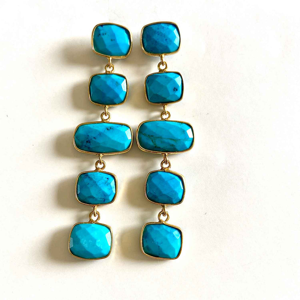 Turquoise Long Earrings