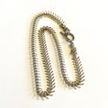 Spine Fishbone Chain Statement Necklace