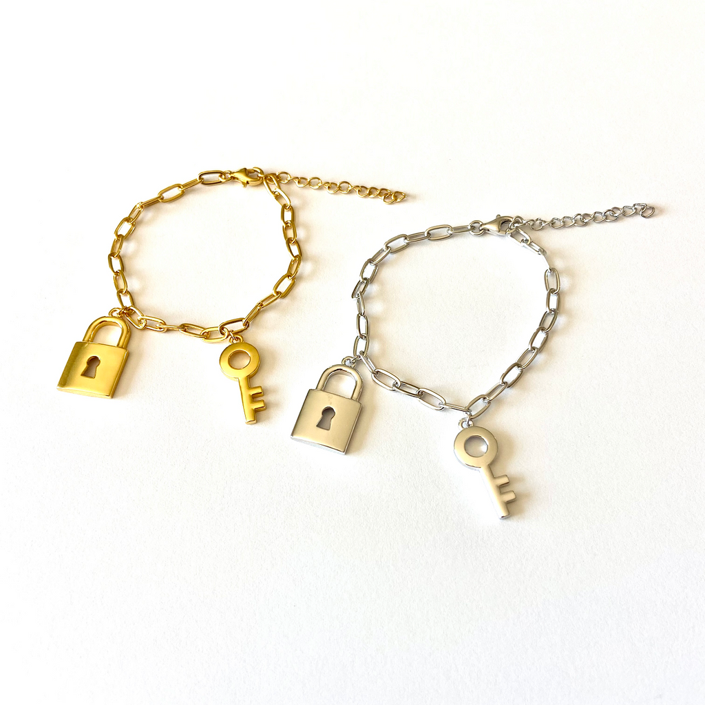 Locket and key bracelet