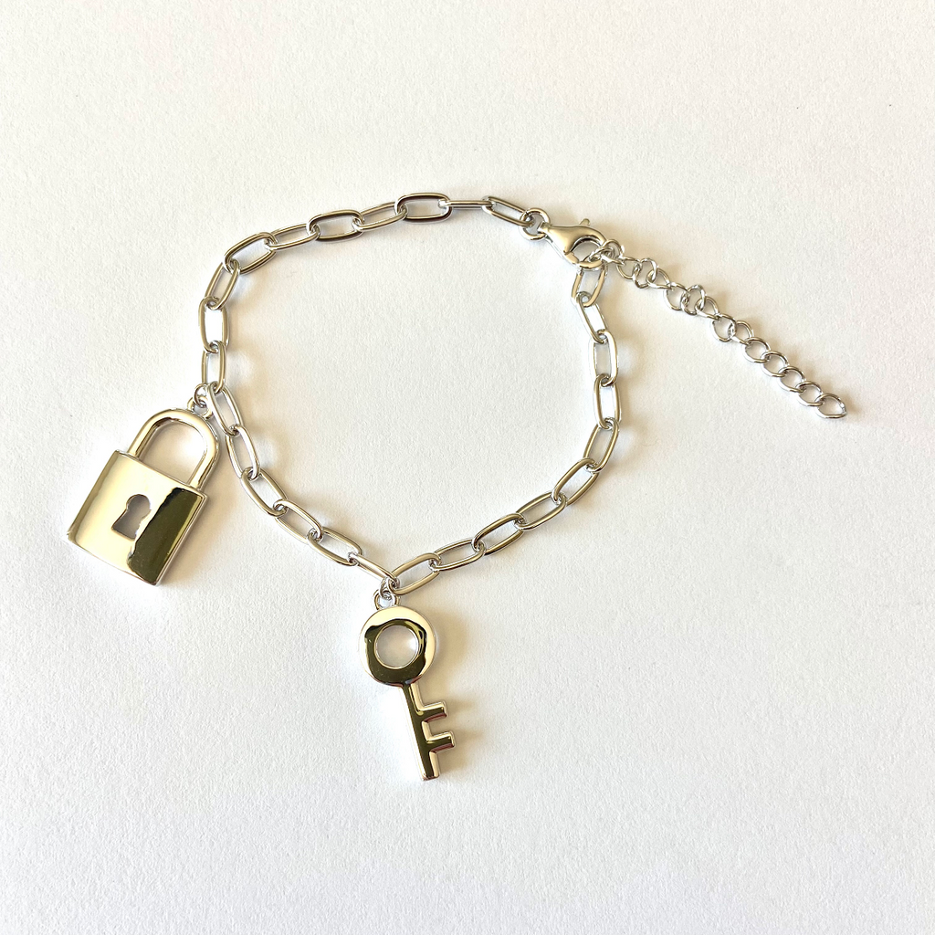 Locket and key bracelet