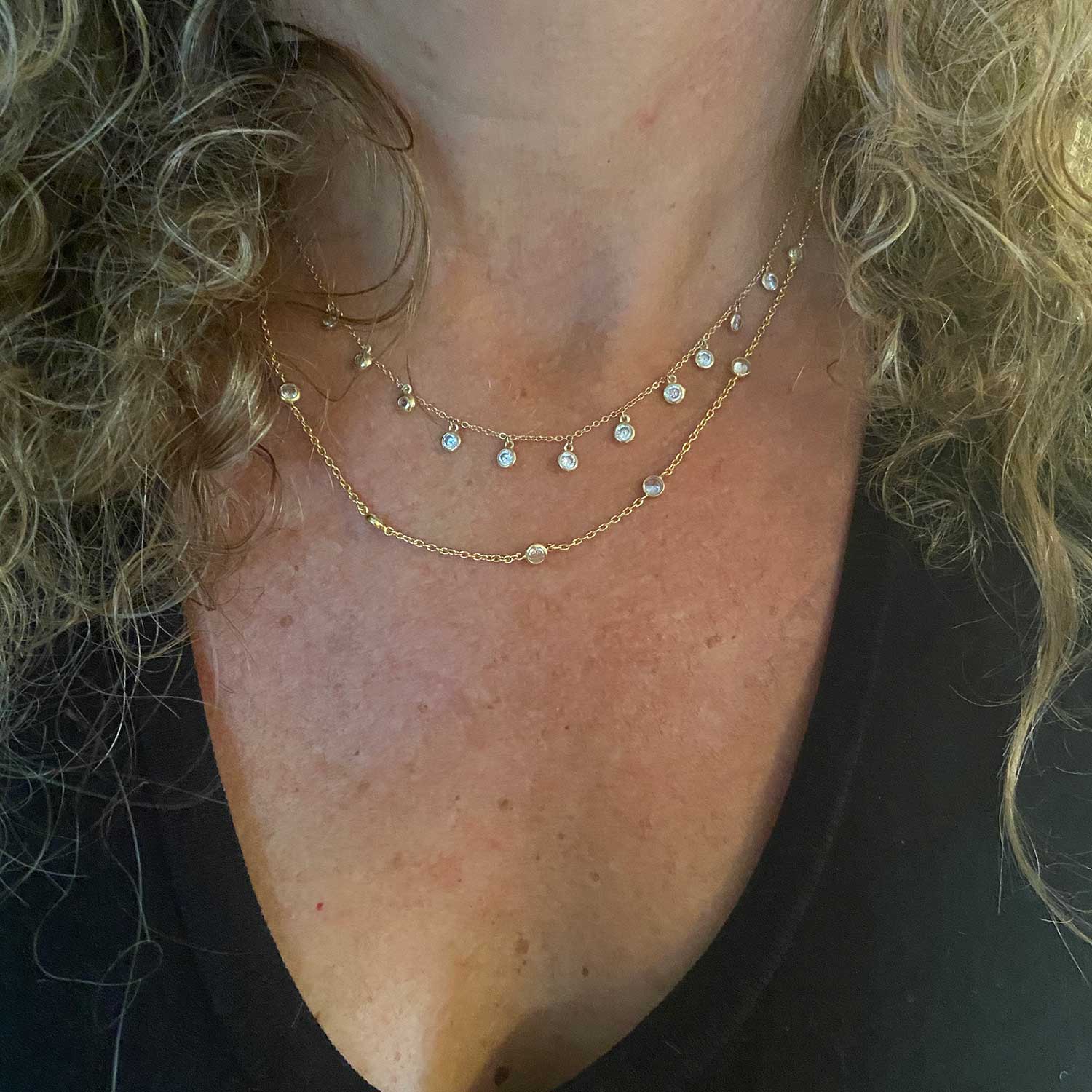 Quartz Droplet Necklace